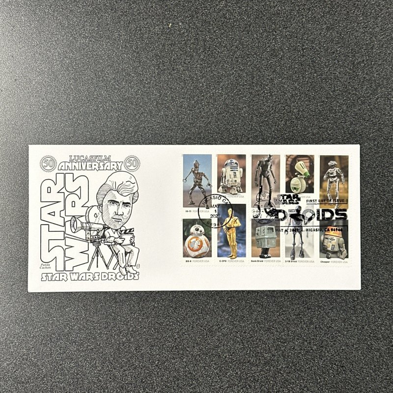 Scott 5573-82 “Star Wars Droids” First Day Of Issue