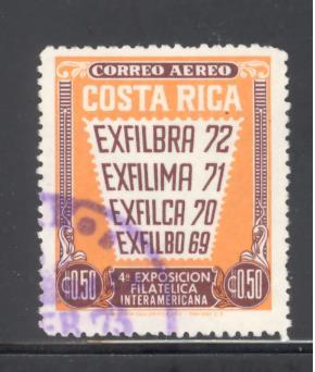 Costa Rica Sc # C541 used (DT)