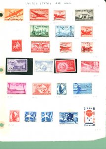 US Group of Stamps (Mixed Condition)