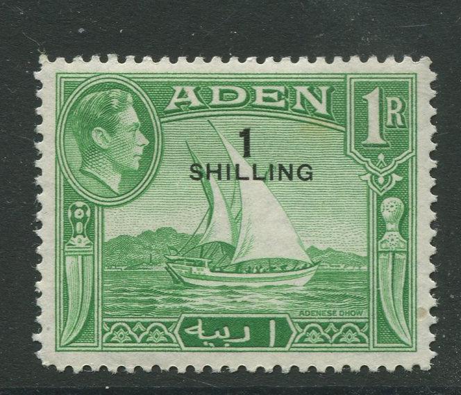 STAMP STATION PERTH Aden #43 - KGVI Definitive Overprint 1951 MLH CV$0.30.