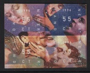 Netherlands #947-950a  MNH 1996  Christmas block of 4   self-adhesive