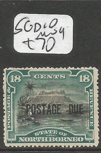 North Borneo Postage Due SG D10 MOG (5cln)