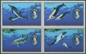 Cook Islands 2007 SG1530-1533 Whales and Dolphins block MNH