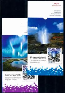 [68517] Iceland 2012 Europa Guyser 2 Self Adhesive Booklets MNH