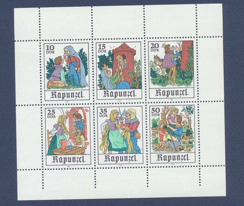 GERMANY DDR  - - MNH  S/S - RAPUNZEL - 1976