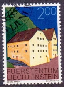 Liechtenstein  #649   1978  cancelled  buildings   2f.