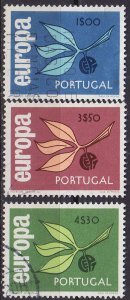 PORTUGAL [1965] MiNr 0990-2 ( O/used ) CEPT