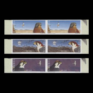 Namibia 1999 (Variety) Birds of Prey imperf pairs ✔️