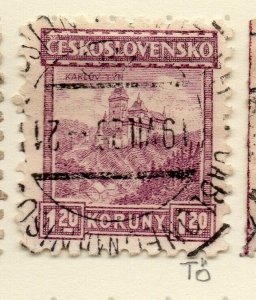 Czechoslovakia 1926-27 Issue Fine Used 1.20k. NW-148602