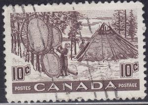 Canada 301 Drying Animal Hides 1950