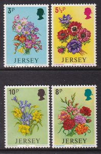 Jersey 95-98 Flowers MNH VF
