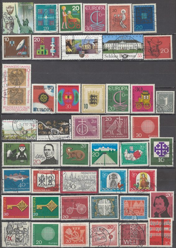 COLLECTION LOT # 1378 GERMANY 46 STAMPS 1960+ CLEARANCE