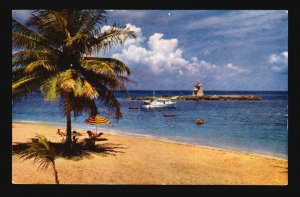 Jamaica 1950 HalfWay Tree Postcard to Canada - Z17637