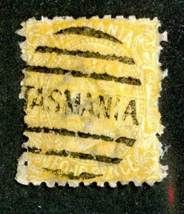 1876 Tasmania  Sc #57a used cv.$27.50 ( 9284 BCXX5 )