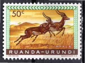 Ruanda Urundi 1959; Sc. # 140; MHH Single Stamp