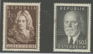 Austria #613-614 Unused Single