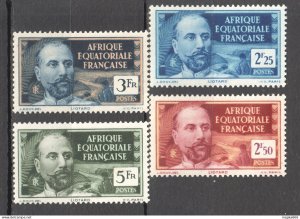 Fr339 1937 French Equatorial Africa Famous People Liotard 4St Mlh