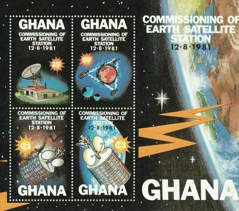 GHANA MINI SHEETS PERF AND IMPERF , 7 SHEETS UNMOUNTED MINT