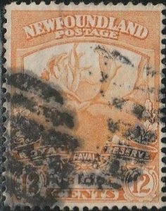 Newfoundland, #123 Used From 1919