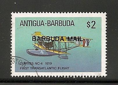 Barbuda  1987  overprint stamp used scott # 875