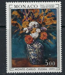 Monaco 829 MNH 1972 Flowers (ak4407)