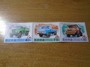 Automobiles (Cars) : Korea  #  4061-63  MNH