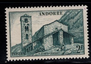 (French) Andorra Scott 88 MH* stamp