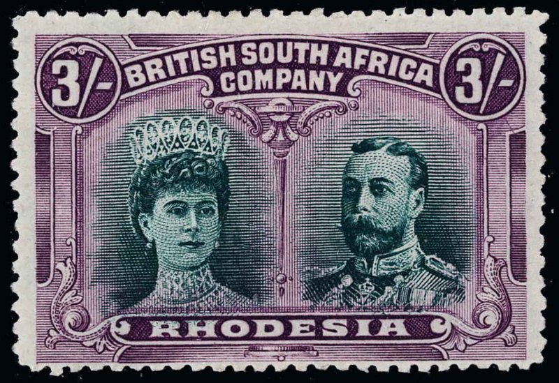 Rhodesia Scott 114 Variety Gibbons 158a Mint Stamp