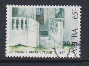 Aruba  #148 used 1997 Aruban architecture 65c