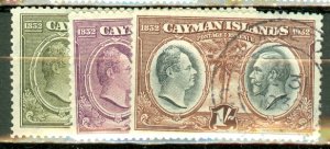 PS: Cayman Islands 69-76 mint, 77 used CV $79.65; scan shows only a few