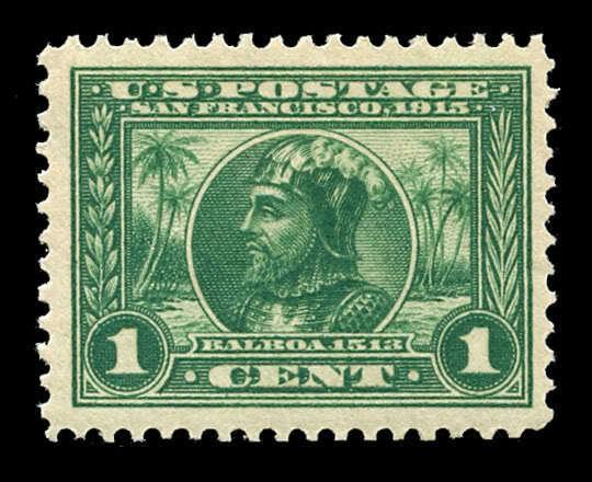 momen: US Stamps #397 Mint OG NH XF