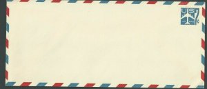 UC33 7c Blue Mint Entire Size 23