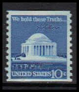 1520 10c Jefferson Memorial Fine MNH