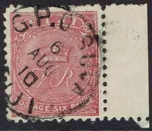 FIJI 1878 VR MONOGRAM 6D PERF 11 USED