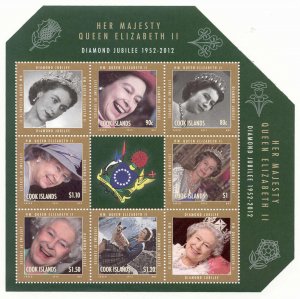 Cook Islands - 2012 MNH s/s of 6 stamps #1407a cv 11.00 Lot #295