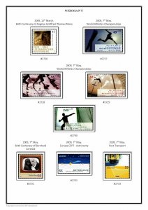 Germany 1949-2021 PDF (DIGITAL) STAMP ALBUM PAGES