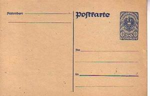 Austria, Government Postal Card