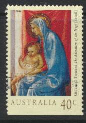 Australia SG 1487a  Used - Christmas  bottom  imperf