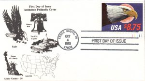 #2394 Eagle and Moon Ashley FDC