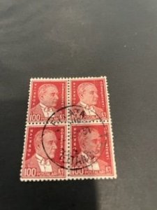 Turkey sc 755 u block of 4