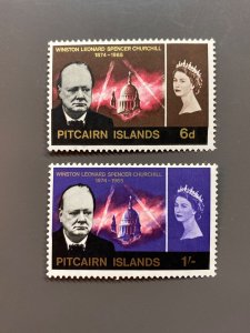 Pitcairn Islands 58-59 F -VF MNH. Scott $2.50