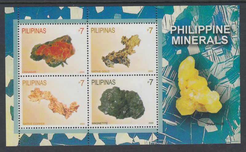 Philippines 3216 Minerals Souvenir Sheet MNH VF