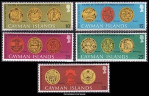 Cayman Islands Scott 372-376 Mint never hinged.