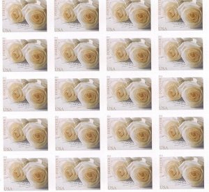 Wedding Roses Forever stamps 5 sheets total 100pcs