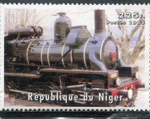 Niger 1998 STEAM LOCOMOTIVE 1 value Perforated Mint (NH)