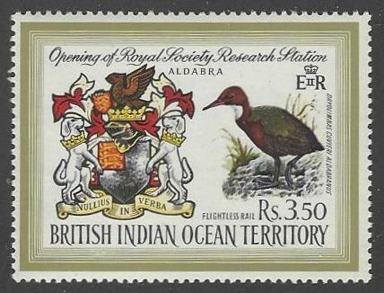 British Indian Ocean Territory #43 MNH Flightless Rail (NH2)