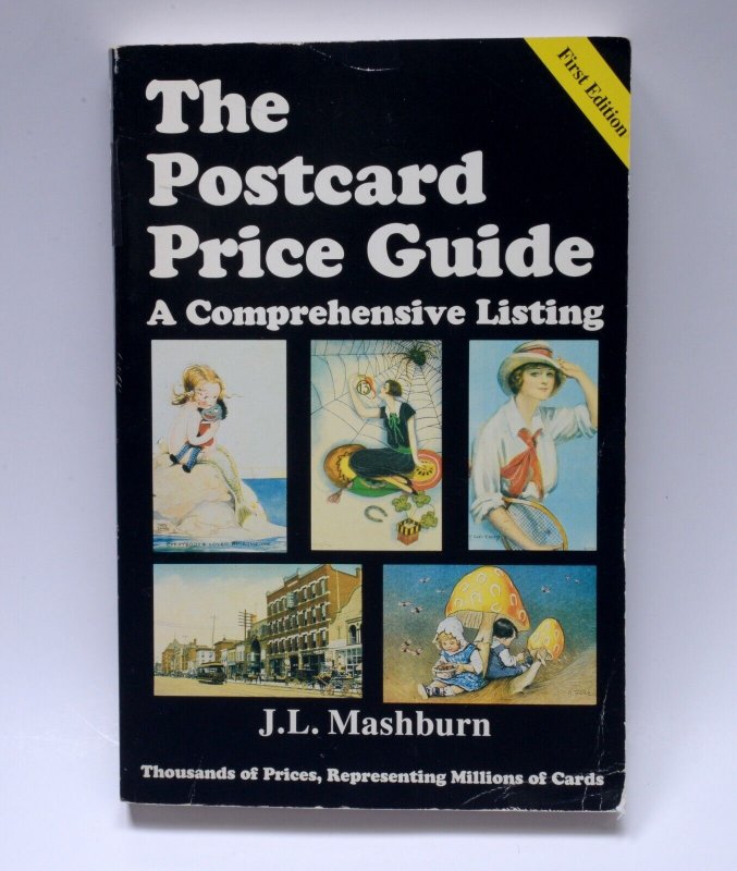 Author Signed The Postcard Price Guide Comprehensive Listing Mashburn Philatelic