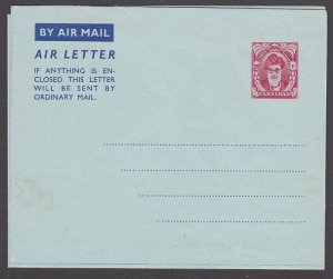 ZANZIBAR 1958 20c Aerogramme / air letter unused............................J721