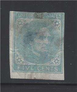 1862 CSA - Scott# 6 - Used? - Creases - Forgery? (BV22)
