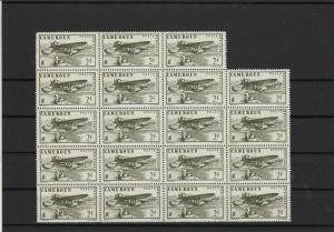 Cameroun Planes  Mint Never Hinged Stamps Block ref R 18314